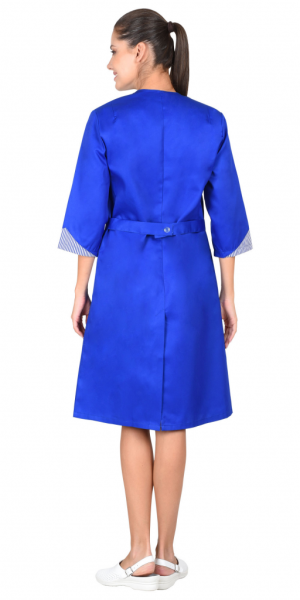 Халат Марлен-2 женский, цв. васильковый от магазина Рабочий класс