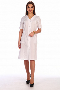 Халат № 101 цв. Белый от магазина Рабочий класс