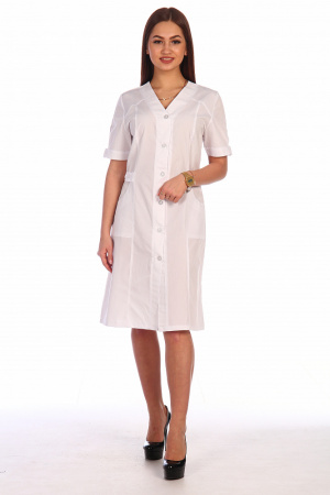 Халат № 101 цв. Белый от магазина Рабочий класс