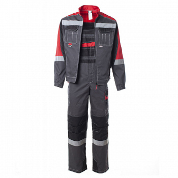 Костюм Формула с п/к (серый/красный/черный) от магазина Рабочий класс
