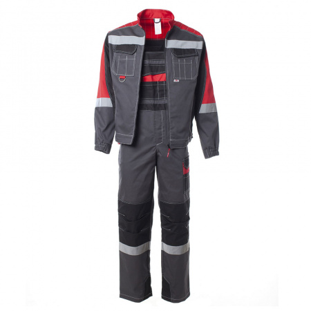 Костюм Формула с п/к (серый/красный/черный) от магазина Рабочий класс