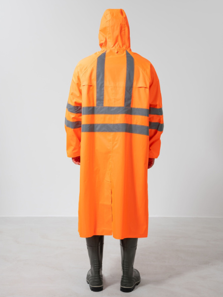 Плащ влагозащитный сигнальный с СОП ExtraVision WPL (225 гр/м2) оранжевый (ЧЗ) от магазина Рабочий класс
