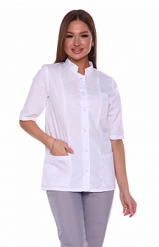 Блуза женская № 404 Тиси, цв.белый  от магазина Рабочий класс