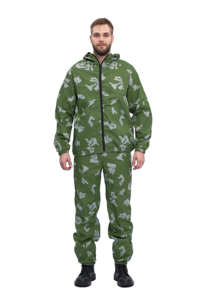 Костюм МАСКХАЛАТ, куртка/брюки, тк. Сорочечная, цв. Граница Зеленый от магазина Рабочий класс