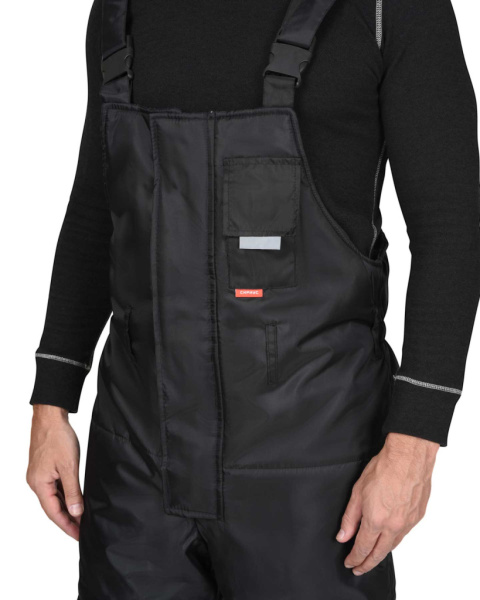 Полукомбинезон универсальный зимний, черный СОП  от магазина Рабочий класс