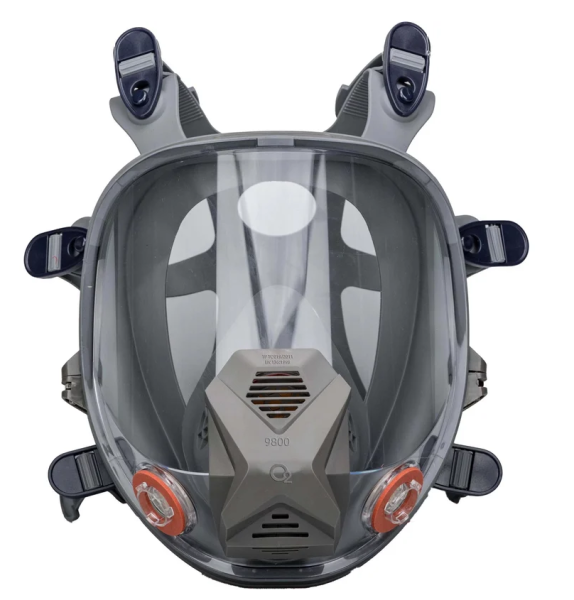 Полнолицевая маска универсальный размер О2 арт. 9800 от магазина Рабочий класс