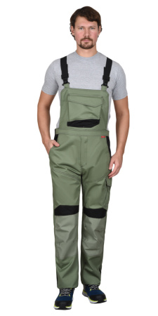 Полукомбинезон "СИРИУС-ЦИТРИН" светло-оливковый с черным от магазина Рабочий класс