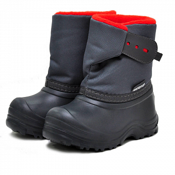 Сноубутсы Nordman JOY малодетские из ЭВА на высокой липучке (цв. красн. серый) от магазина Рабочий класс