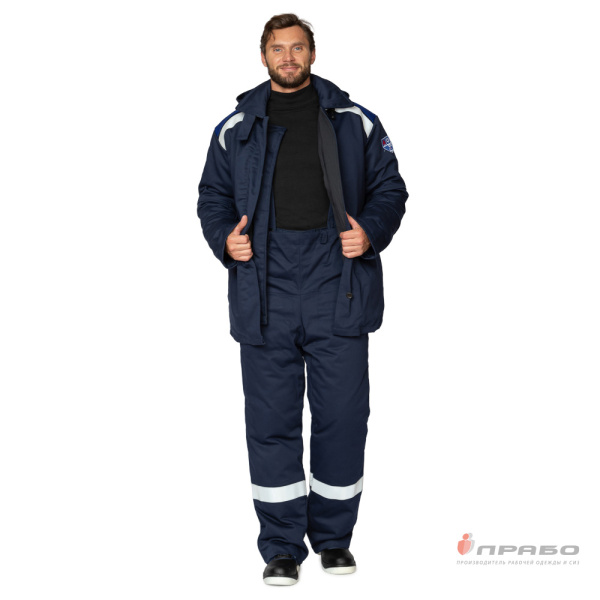 Костюм сварщика утепленный 2 класс защиты х/б с ОП пропиткой от магазина Рабочий класс
