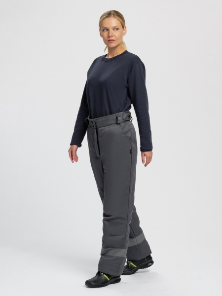 Брюки зимние женские Вьюга СОП (тк.Смесовая,210), т.серый от магазина Рабочий класс