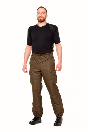 Костюм Горка Премиум на молнии, на флисе тк. Таслан цв. Темная Олива от магазина Рабочий класс