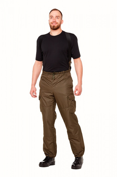 Костюм Горка Премиум на молнии, на флисе тк. Таслан цв. Темная Олива от магазина Рабочий класс