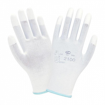 Перчатки 2100, нейлон, покрытие пальцев от магазина Рабочий класс