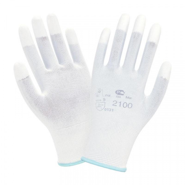 Перчатки 2100, нейлон, покрытие пальцев от магазина Рабочий класс