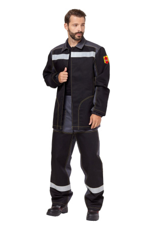 Костюм сварщика мужской летний "Файмер 1" цвет серый/черный от магазина Рабочий класс