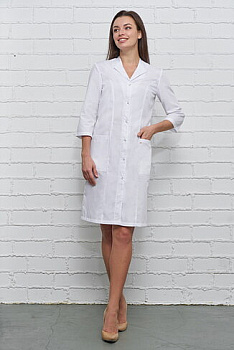 Халат женский тк. ТиСи 3-423G, 3/4 от магазина Рабочий класс