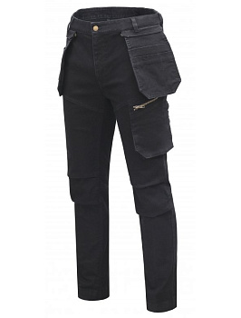 Брюки рабочие джинсовые HOEGERT ESDORF, цвет черный, HT5K935 от магазина Рабочий класс
