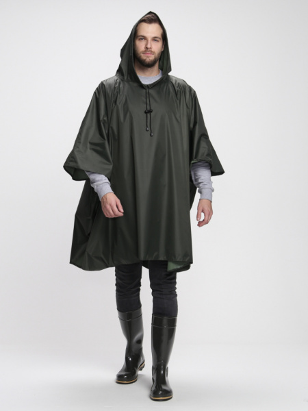 Плащ-пончо влагозащитный, хаки от магазина Рабочий класс